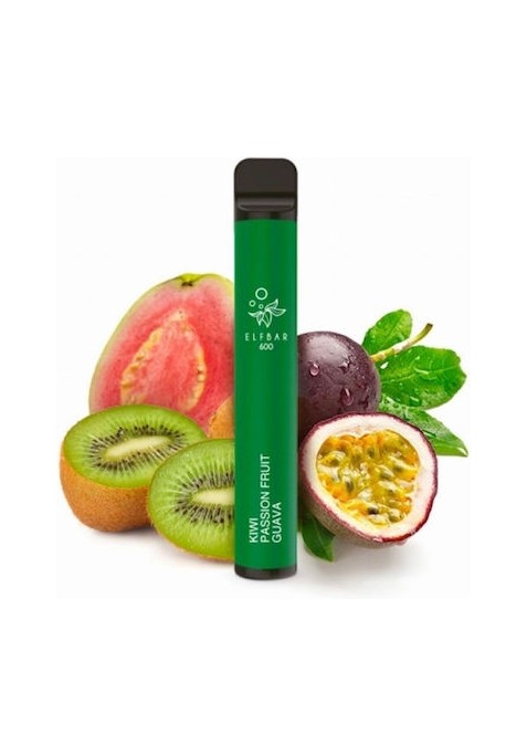 Elf Bar 600 Disposable Kiwi Passionfruit Guava 20mg